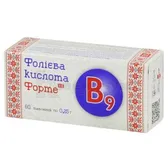 Фолиевая кислота форте таблетки 0,25 г  №60
