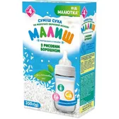 СМЕСЬ СУХАЯ НА МОЛОЧНО-ЗЕРНОВОЙ ОСНОВЕ "МАЛЫШ" С РИСОВОЙ МУКОЙ 350 г с 4 месяцев  №1