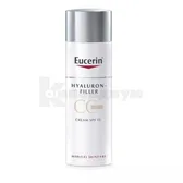 EUCERIN ГИАЛУРОН-ФИЛЛЕР КРЕМ СС ПРОТИВ МОРЩИН С МОМЕНТАЛЬНОЙ КОРРЕКЦИЕЙ  ЦВЕТА КОЖИ ЛИЦА 50 мл светлый  №1