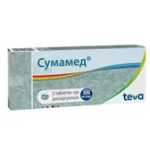 Сумамед® таблетки диспергируемые 500 мг блистер  №3