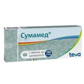 Сумамед® таблетки диспергируемые 1000 мг блистер  №1