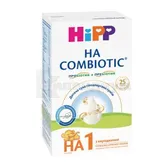 HIPP ДЕТСКАЯ СУХАЯ ГИПОАЛЛЕРГЕННАЯ МОЛОЧНАЯ СМЕСЬ "HA COMBIOTIC" 1 НАЧАЛЬНАЯ 350 г  №1