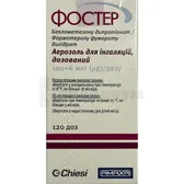 Фостер аэрозоль для ингаляций дозированный 100 мкг/доза + 6 мкг/доза контейнер 120 доз  №1