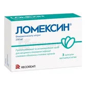 Ломексин® капсулы вагинальные мягкие 200 мг блистер  №3
