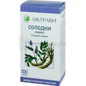 Солодки корни корни 100 г пачка с внутренним пакетом  №1