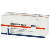 Меропенем-Виста порошок для раствора для инъекций 1000 мг флакон  №10
