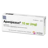Арипразол® таблетки 10 мг блистер  №10