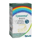 Сумамед® Форте порошок для оральной суспензии 600 мг флакон 15 мл со вкусом банана  №1