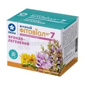 ФИТОЧАЙ ФИТОВИОЛ №7 фильтр-пакет 1.5 г бронхо-легочный  №20