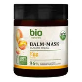 БАЛЬЗАМ-МАСКА ДЛЯ ВОЛОС серии "BIO NATURELL" банка 480 мл яичная  №1