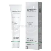 ЗУБНАЯ ПАСТА DENTISSIMO BIO-NATURAL WITH HERBS 75 мл  №1