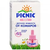 ЖИДКОСТЬ ОТ КОМАРОВ Picnic Baby 30 мл 45 ночей  №1