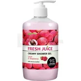 ГЕЛЬ ДЛЯ ДУША "FRESH JUICE" крем-гель 750 мл litchi & raspberry  №1