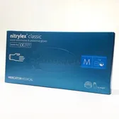 ПЕРЧАТКИ СМОТРОВЫЕ НИТРИЛОВЫЕ НЕСТЕРИЛЬНЫЕ НЕПРИПУДРЕННЫЕ NITRYLEX® CLASSIC M пара  №50