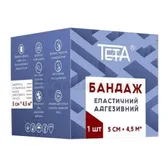 БАНДАЖ ЭЛАСТИЧНЫЙ АДГЕЗИВНЫЙ TETA® 5 см х 4,5 м  №1