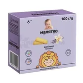 ПЕЧЕНЬЕ ДЕТСКОЕ тм "МАЛЯТКО" ВАНИЛЬНОЕ 100 г с 9 месяцев  №1
