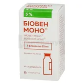 Биовен Моно® раствор для инфузий 5 % флакон 25 мл  №1