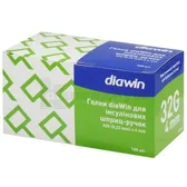 ИГЛЫ diaWin ДЛЯ ИНСУЛИНОВЫХ ШПРИЦ-РУЧЕК 32G(0,23 мм) х 4 мм  №100