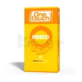 ПРЕЗЕРВАТИВЫ ONE TOUCH В СИЛИКОНОВОЙ СМАЗКЕ С НАКОПИТЕЛЕМ ribbed, с ребристой структурой  №12