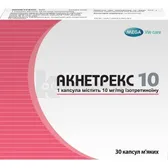 Акнетрекс 10 капсулы мягкие 10 мг блистер  №30