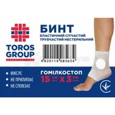 БИНТ ЭЛАСТИЧНЫЙ СЕТЧАТЫЙ ТРУБЧАТЫЙ 15 см х 3 см (563) голеностоп  №1