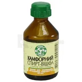 Камфорный спирт-Вишфа раствор спиртовой для наружного применения 10 % флакон 40 мл  №1