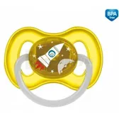 ПУСТЫШКА 23/221, 0-6 мес. space yellow латексная, круглая  №1