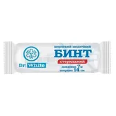 БИНТ МАРЛЕВЫЙ МЕДИЦИНСКИЙ СТЕРИЛЬНЫЙ тм DR.WHITE 7 м х 14 см тип 17  №1