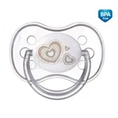 ПУСТЫШКА 22/580, 0-6 мес.,Бежев. серда Newborn baby силиконовая симметричная  №1