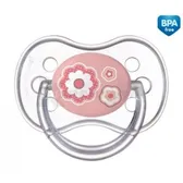 ПУСТЫШКА 22/580, 0-6 мес.,Розовые цветы Newborn baby силиконовая симметричная  №1