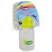 БУТЫЛКА ДЕКОРИРОВАННАЯ ПЛАСТИКОВАЯ "TOPO buono" T002 150 мл с силиконовой соской  №1