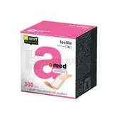 ПЛАСТЫРЬ МЕДИЦИНСКИЙ A-MED "TEXTILE" ИЗ ТЕКСТИЛЬНОГО МАТЕРИАЛА 19 мм х 76 мм  №300