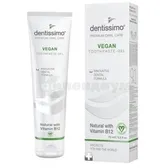 ЗУБНАЯ ПАСТА-ГЕЛЬ DENTISSIMO VEGAN WITH VITAMIN B12 (ВЕГАН С ВИТАМИНОМ B12) 75 мл  №1