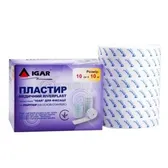 ПЛАСТЫРЬ МЕДИЦИНСКИЙ RiverPlast торговой марки "IGAR" тип ЛАЙТПОР (на основе спанлейс) 10 см х 10 м для фиксации  №1