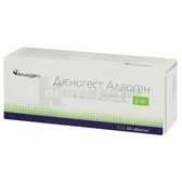 Диеногест Алвоген таблетки, покрытые пленочной оболочкой 2 мг блистер  №84