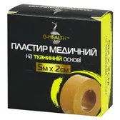 ПЛАСТЫРЬ МЕДИЦИНСКИЙ КАТУШЕЧНЫЙ B-HEALTH™ 5 м х 2 см на тканевой основе  №1