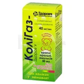 Колигаз-Здоровье капли оральные, эмульсия 40 мг/мл флакон 30 мл  №1