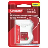 ЗУБНАЯ НИТЬ COLGATE OPTIC WHITE 25 м  №1