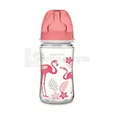 БУТЫЛОЧКА 35/227 EasyStart, антикол. с широким отверстием 240 мл PP Jungle, коралловая  №1