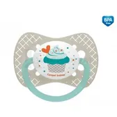 ПУСТЫШКА 23/282, 0-6 мес. силиконовая, симметричная Cupcake - серая  №1