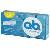 Тампоны женские гигиенические серии "O.B." ProComfort Normal  №16