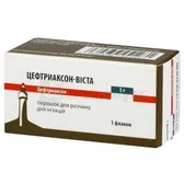 Цефтриаксон-Виста порошок для раствора для инъекций 1 г флакон  №1