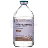 Раствор Рингер-лактатный раствор для инфузий бутылка 400 мл  №1