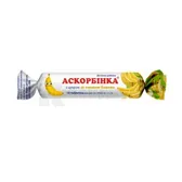 АСКОРБИНКА® С САХАРОМ таблетки со вкусом банана  №10
