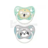 ПУСТЫШКА 23/921, 6-18 мес. силиконовая, анатомическая Exotic Animals - серая  №2