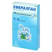 Эффералган суппозитории ректальные 80 мг блистер  №10