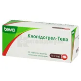 Клопидогрел-Тева таблетки, покрытые пленочной оболочкой 75 мг блистер  №90