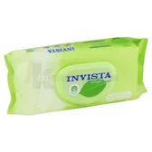 САЛФЕТКИ ВЛАЖНЫЕ "INVISTA" антибактериальные, биоразлагаемые с клапаном  №72