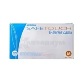 ПЕРЧАТКИ СМОТРОВЫЕ ЛАТЕКСНЫЕ НЕСТЕРИЛЬНЫЕ "SAFE-TOUCH" размер M пара с пудрой  №1