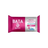 Вата медицинская гигроскопическая гигиеническая нестерильная тм "SAN FARMA" нестерильная 50 г тип "ролик"  №1